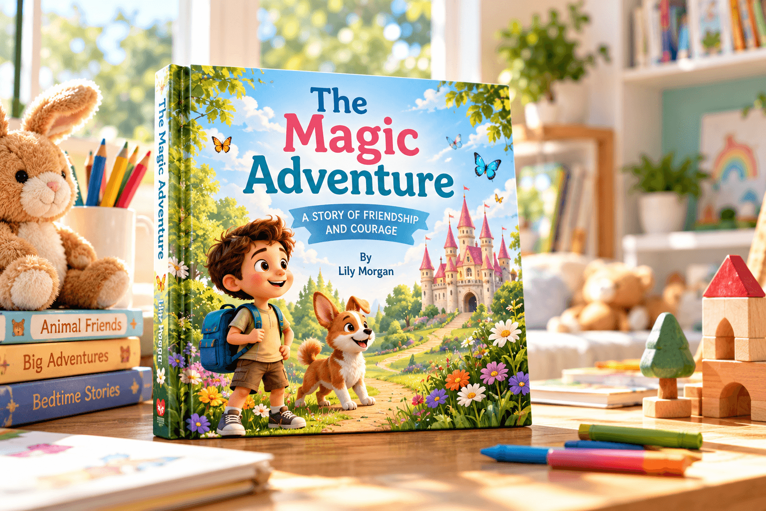 The Magic Adventure, an illustrated children's book